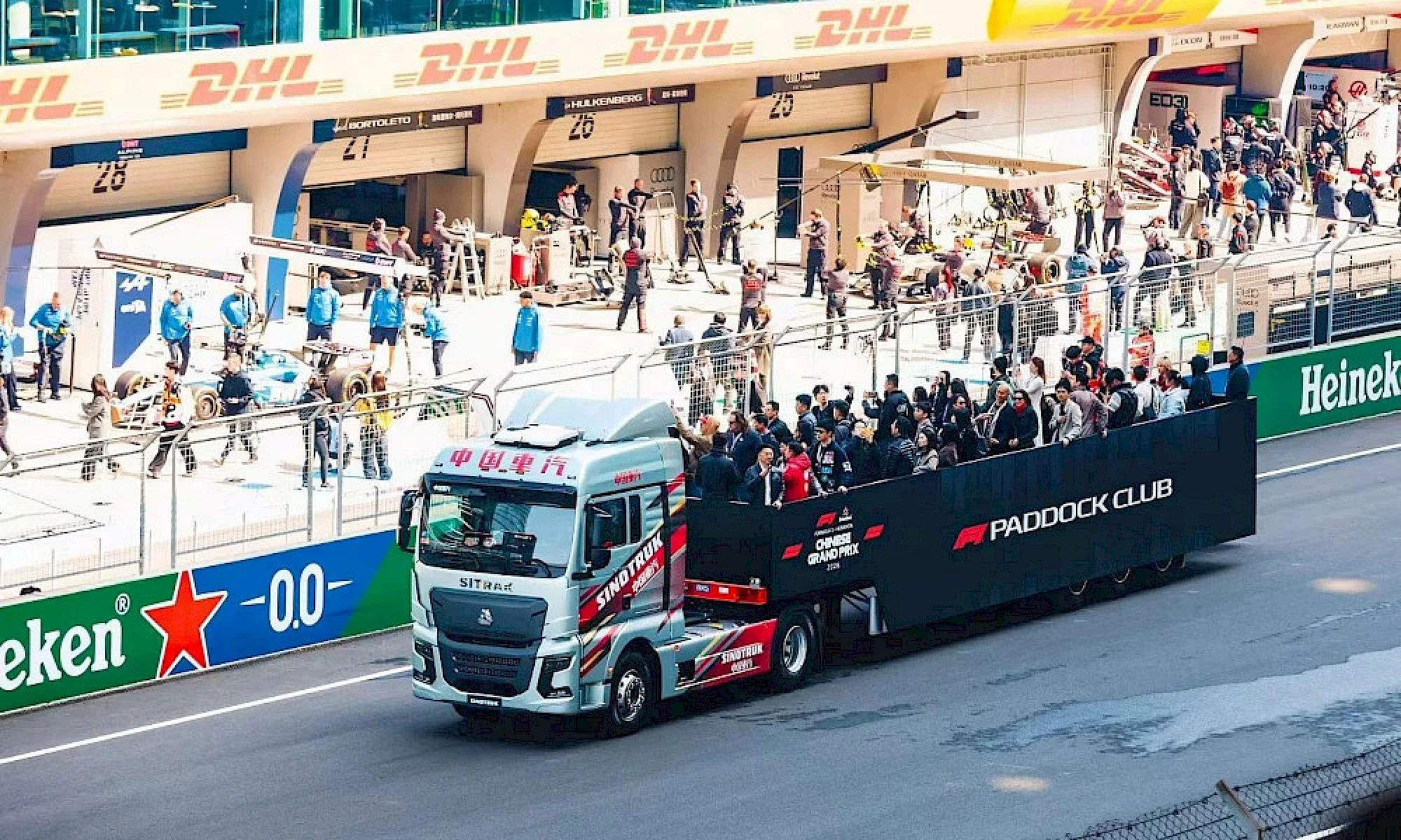 SINOTRUK вновь выступил партнером Формулы-1