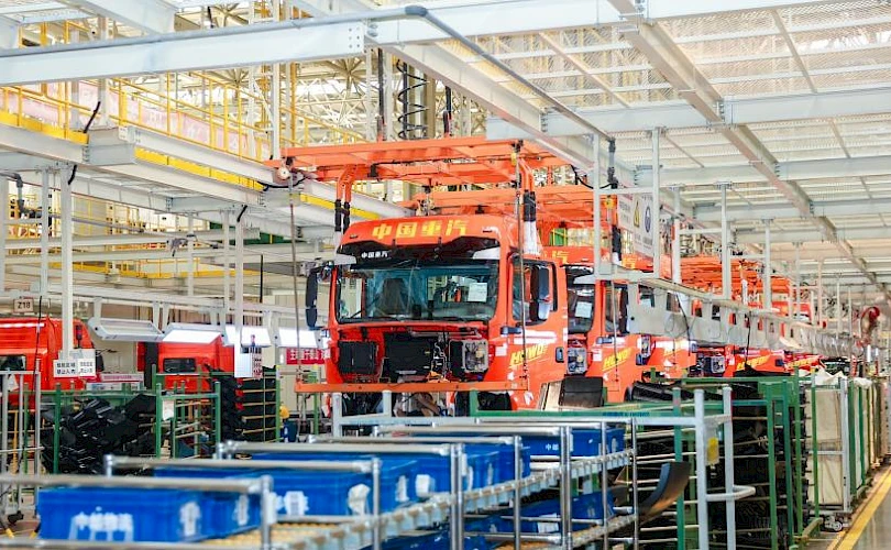 Интеллектуальный завод SINOTRUK: новый грузовик каждые 4 минуты